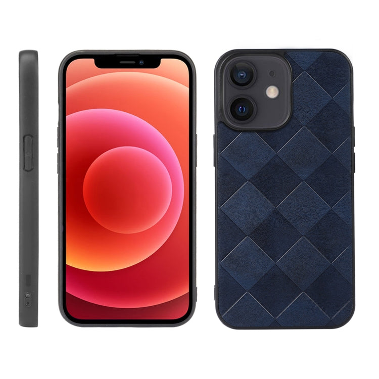 Weave Plaid PU Phone Case, For iPhone 13 mini, For iPhone 12 mini, For iPhone 12 / 12 Pro, For iPhone 12 Pro Max