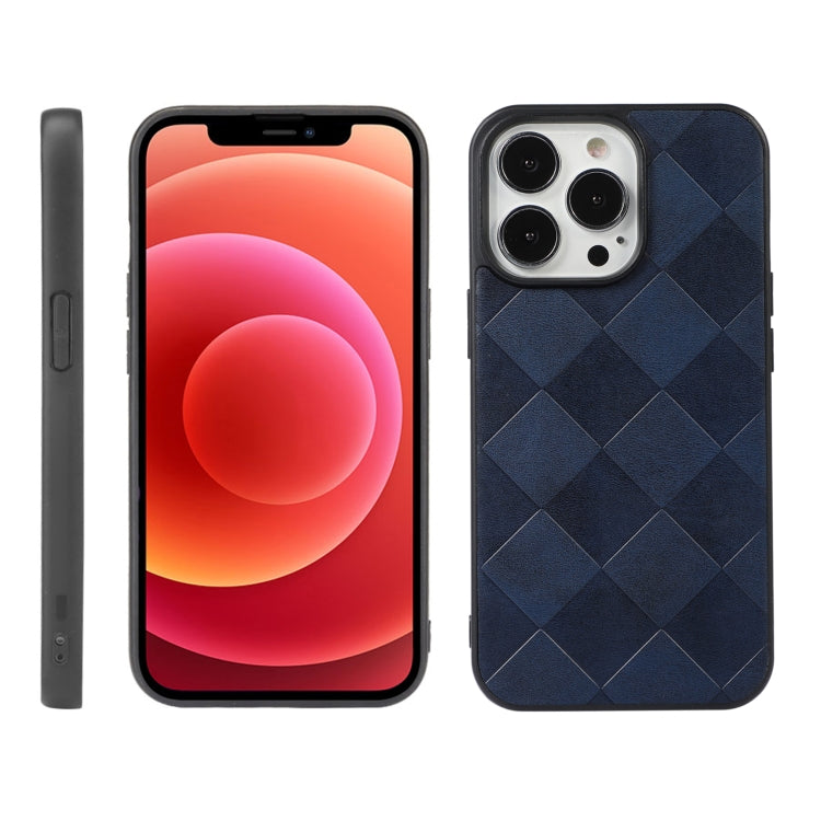 Weave Plaid PU Phone Case, For iPhone 13 mini, For iPhone 12 mini, For iPhone 12 / 12 Pro, For iPhone 12 Pro Max