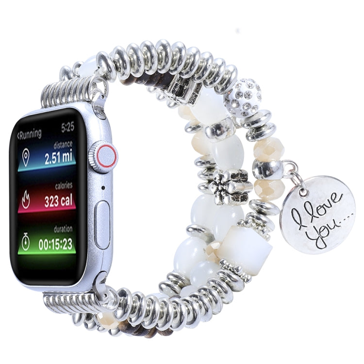 Tassel Beaded Watchband For Apple Watch Series, 7 41mm / 6&SE&5&4 40mm / 3&2&1 38mm, 7 45mm / 6&SE&5&4 44mm / 3&2&1 42mm