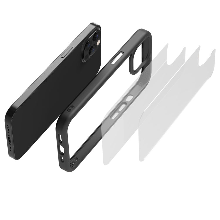 Kingsteel Wolf Glass Phone Case, For iPhone 12 / 12 Pro, For iPhone 11, For iPhone SE 2022 / SE 2020 / 8 / 7