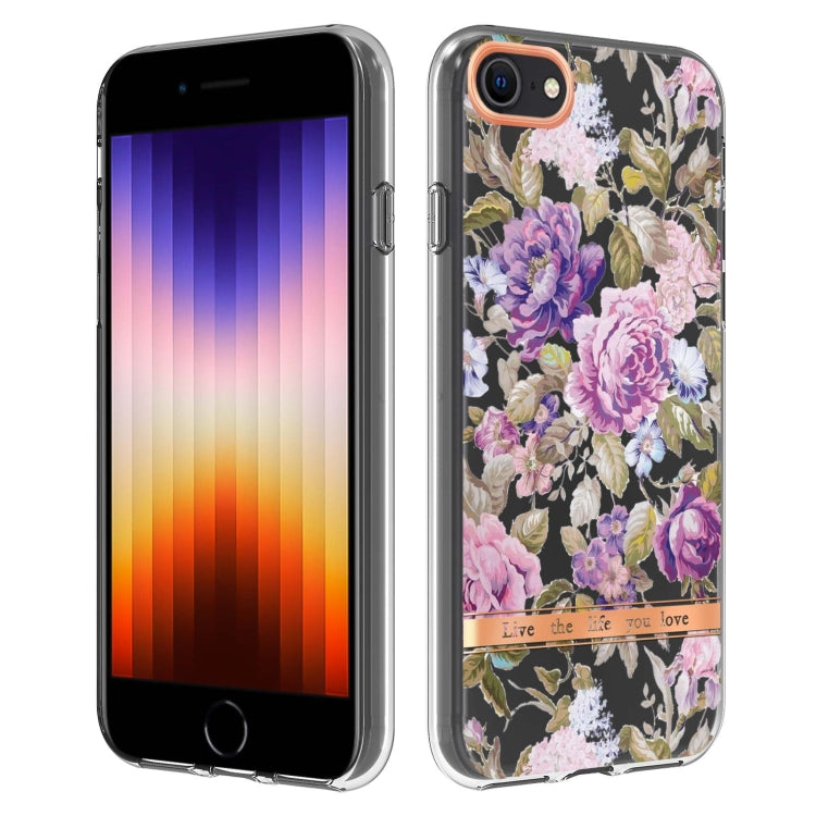 Flowers and Plants Series IMD TPU Phone Case, For iPhone SE 2022 / SE 2020 / 8 / 7