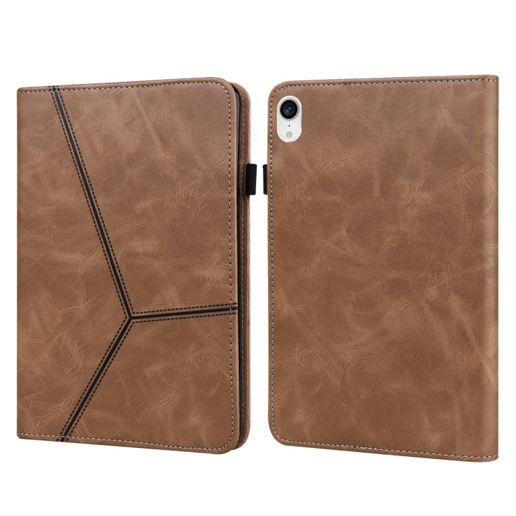 Solid Color Embossed Striped Leather Case, For iPad Pro 12.9 inch 2022 / 2021 / 2020 / 2018, For iPad mini 6 / mini 2024