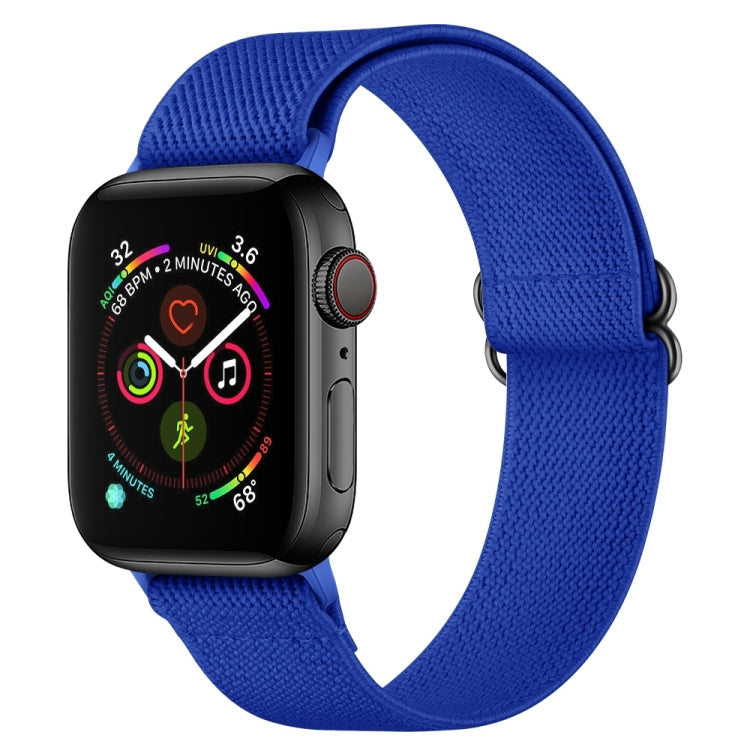 Polyester Nylon Watchband For Apple Watch Series, 7 41mm / 6&SE&5&4 40mm / 3&2&1 38mm