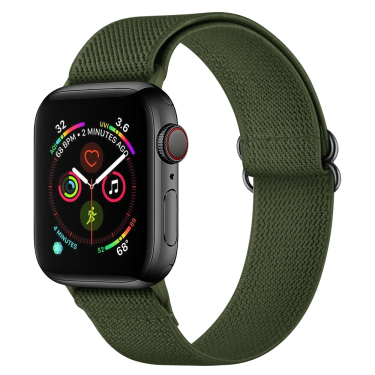 Polyester Nylon Watchband For Apple Watch Series, 7 41mm / 6&SE&5&4 40mm / 3&2&1 38mm