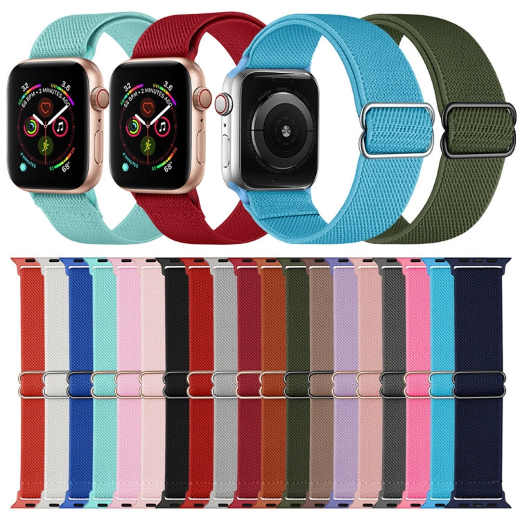 Polyester Nylon Watchband For Apple Watch Series, 7 41mm / 6&SE&5&4 40mm / 3&2&1 38mm