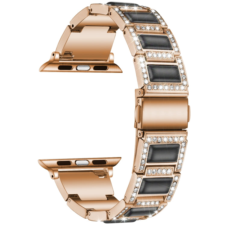 22mm Metal Opal Watchband For Apple Watch Series, 7 41mm / 6&SE&5&4 40mm / 3&2&1 38mm, 7 45mm / 6&SE&5&4 44mm / 3&2&1 42mm