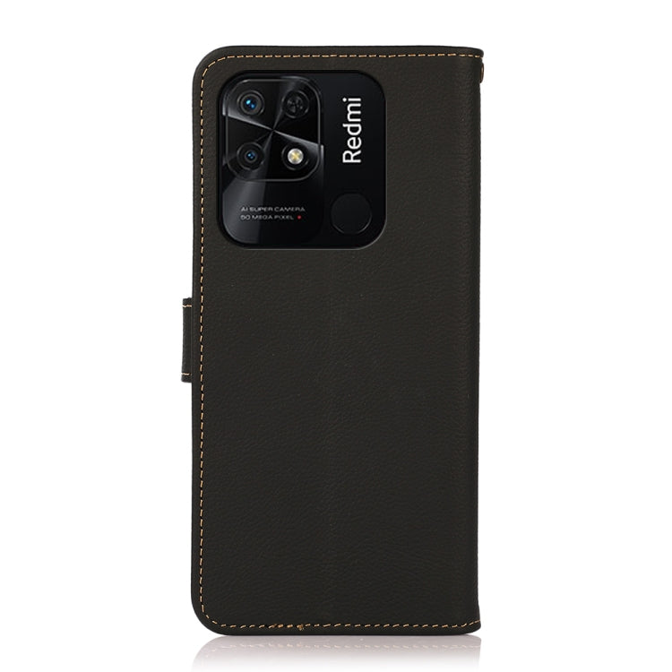 KHAZNEH Custer Genuine Leather RFID Phone Case