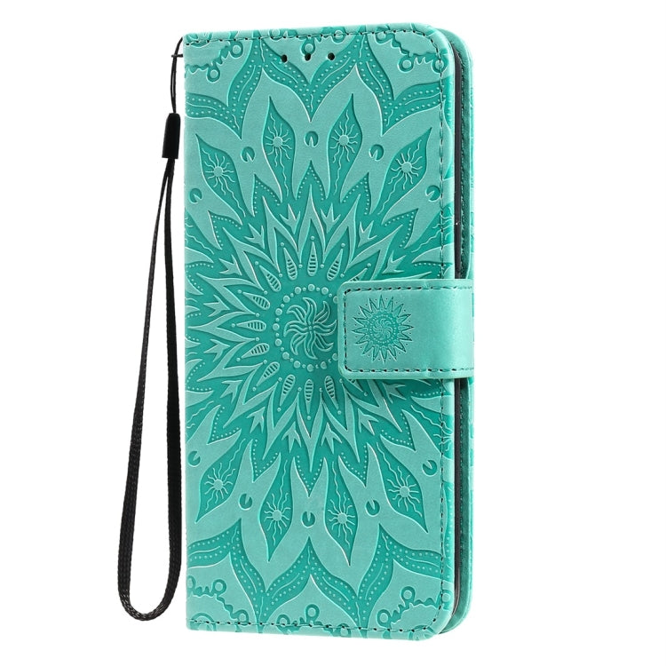 Pressed Printing Sunflower Pattern Horizontal Flip PU Leather Case with Holder & Card Slots & Wallet & Lanyard, For OPPO A5 / A35, For OPPO F11, For OPPO F11 Pro