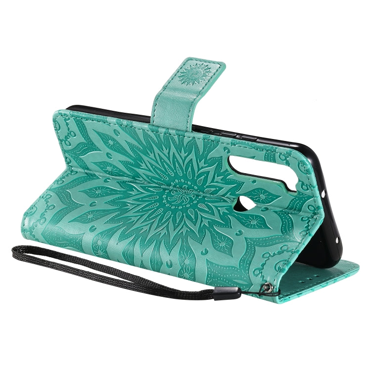 Pressed Printing Sunflower Pattern Horizontal Flip PU Leather Case with Holder & Card Slots & Wallet & Lanyard, Xiaomi Redmi Note 8T, For Xiaomi Mi CC9 Pro / Mi Note 10, For Motorola MOTO E6 Play