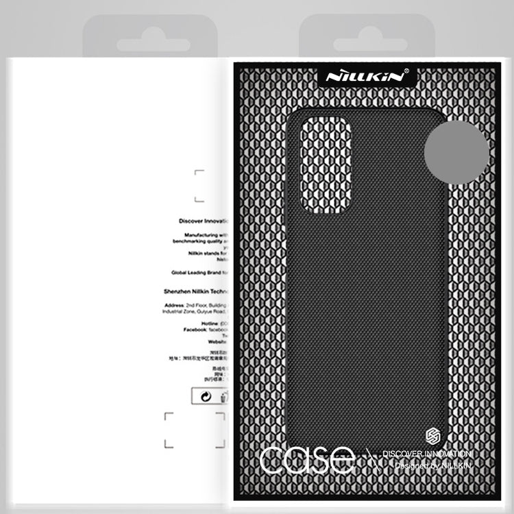 NILLKIN 3D Textured Nylon Fiber TPU Phone Case