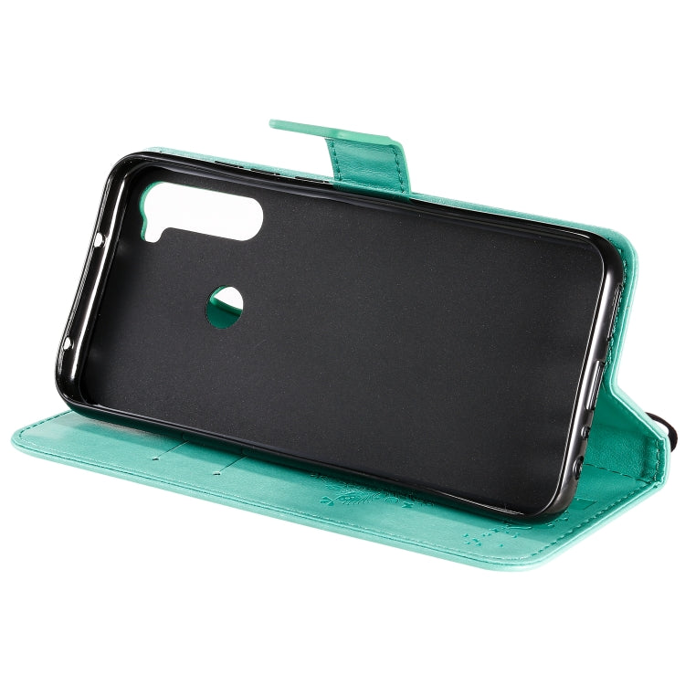 Tree & Cat Pattern Pressed Printing Horizontal Flip PU Leather Case with Holder & Card Slots & Wallet & Lanyard, For Xiaomi Redmi Note 8T, For Xiaomi Redmi 8