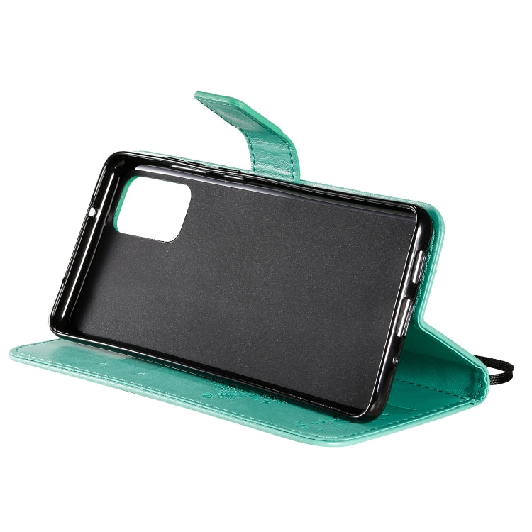 Tree & Cat Pattern Pressed Printing Horizontal Flip PU Leather Case with Holder & Card Slots & Wallet & Lanyard, For Galaxy S20+, For Galaxy S20 Ultra