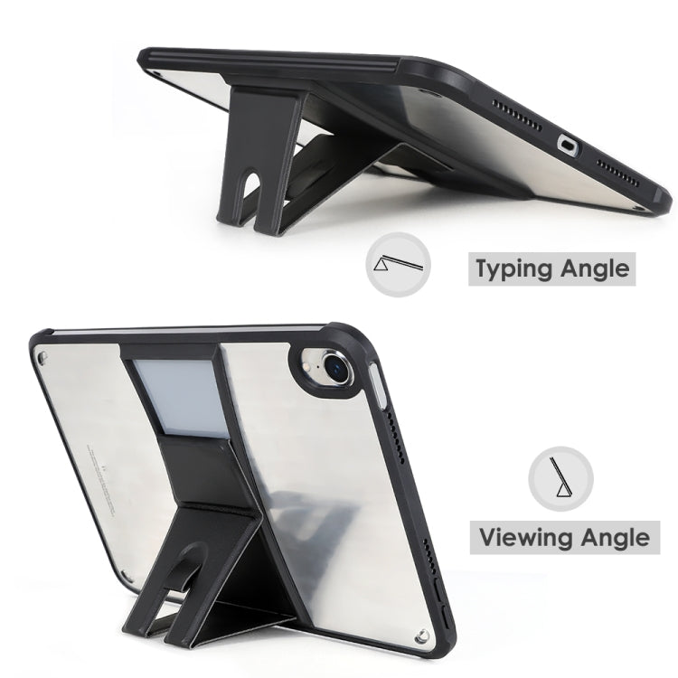 PC+TPU Transparent Holder Pen Slot Tablet Case
