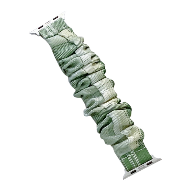 Single Loop Elasticity Cloth Grid Watchband For Apple Watch Series, 7 41mm / 6&SE&5&4 40mm / 3&2&1 38mm, 7 45mm / 6&SE&5&4 44mm / 3&2&1 42mm