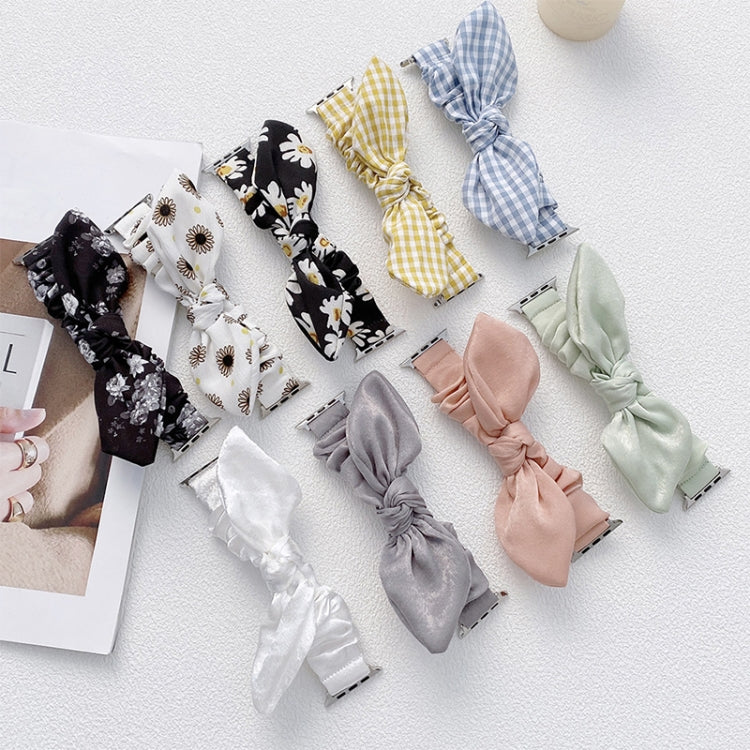 Single Loop Elasticity Cloth Watchband For Apple Watch Series, 7 41mm / 6&SE&5&4 40mm / 3&2&1 38mm, 7 45mm / 6&SE&5&4 44mm / 3&2&1 42mm