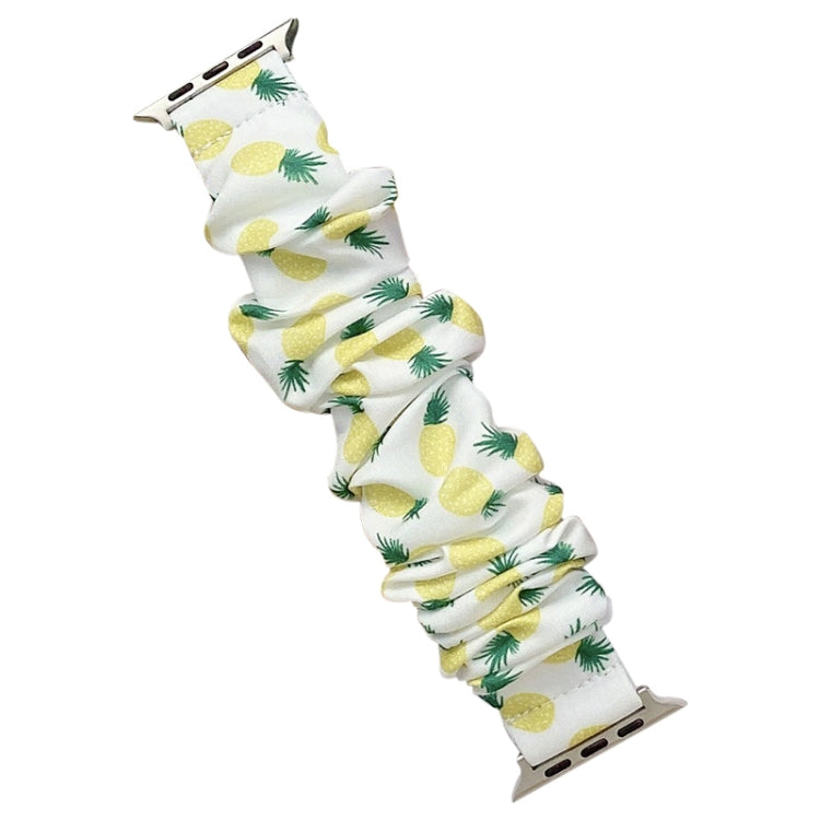 Single Loop Elasticity Cloth Fruit Watchband For Apple Watch Series, 7 41mm / 6&SE&5&4 40mm / 3&2&1 38mm, 7 45mm / 6&SE&5&4 44mm / 3&2&1 42mm