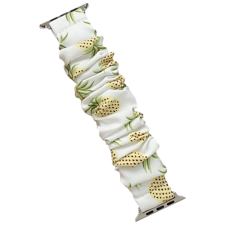 Single Loop Elasticity Cloth Fruit Watchband For Apple Watch Series, 7 41mm / 6&SE&5&4 40mm / 3&2&1 38mm, 7 45mm / 6&SE&5&4 44mm / 3&2&1 42mm