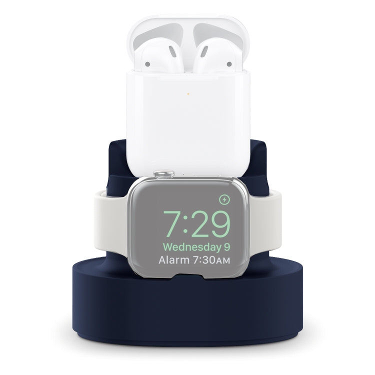 A001 3 In 1 Silicone Charging Holder for iPhone / iWatch / AirPods