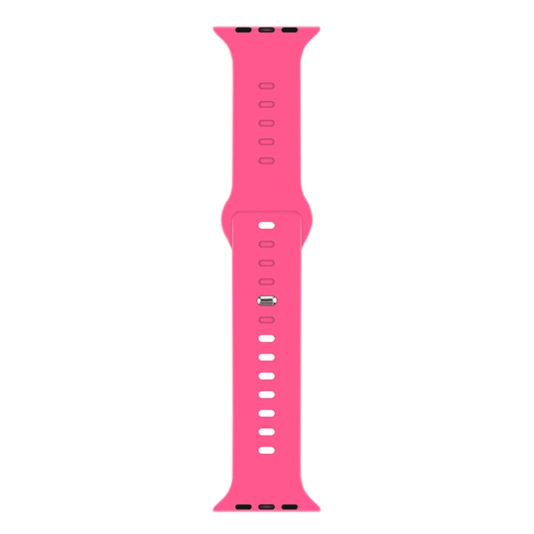 Liquid Silicone Watchband For Apple Watch Series, 7 41mm / 6&SE&5&4 40mm / 3&2&1 38mm, 7 45mm / 6&SE&5&4 44mm / 3&2&1 42mm