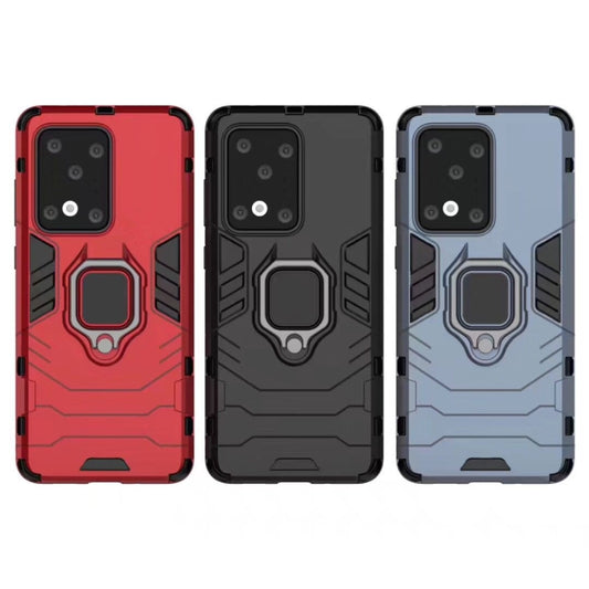 Galaxy S20 Ultra phone secured in rugged Panther PC TPU shockproof cover