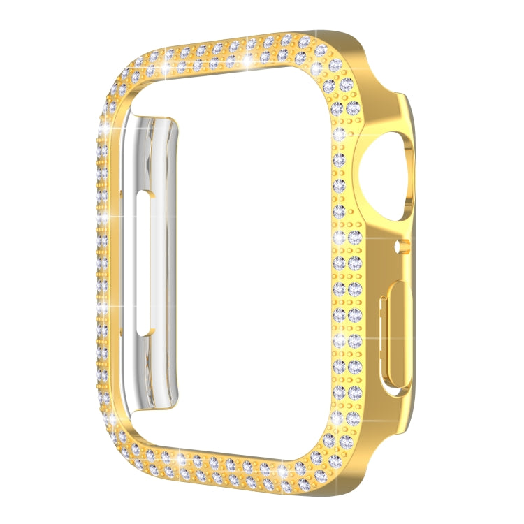 Double-Row Diamond PC Watch Case For Apple Watch Series, 7 41mm, 7 45mm