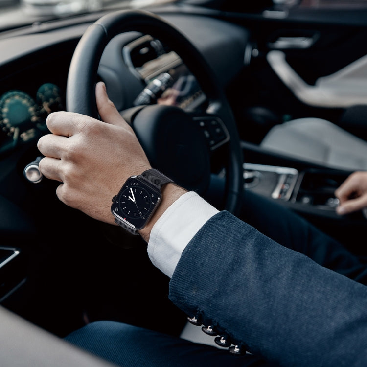 DUX DUCIS Milanese Watchband For Apple Watch Series, 7 41mm / 6&SE&5&4 40mm / 3&2&1 38mm, 7 45mm / 6&SE&5&4 44mm / 3&2&1 42mm