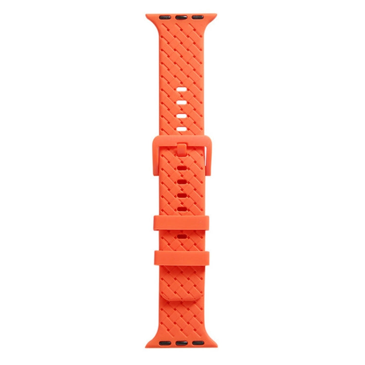 Braided Texture Silicone Watchband For Apple Watch Series, 7 41mm / 6&SE&5&4 40mm / 3&2&1 38mm, 7 45mm / 6&SE&5&4 44mm / 3&2&1 42mm