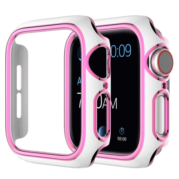 Two-color Electroplating PC Watch Case For Apple Watch Series, 3&2&1 38mm, 3&2&1 42mm