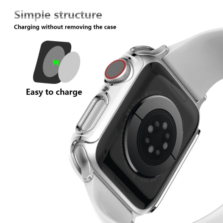 Two-color Electroplating PC Watch Case For Apple Watch Series, 3&2&1 38mm, 3&2&1 42mm