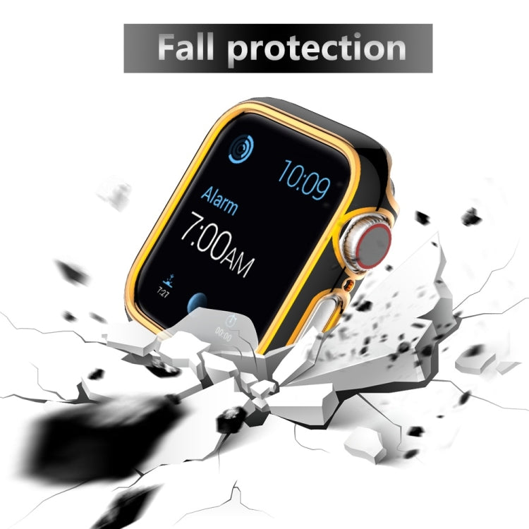 Two-color Electroplating PC Watch Case For Apple Watch Series, 3&2&1 38mm, 3&2&1 42mm