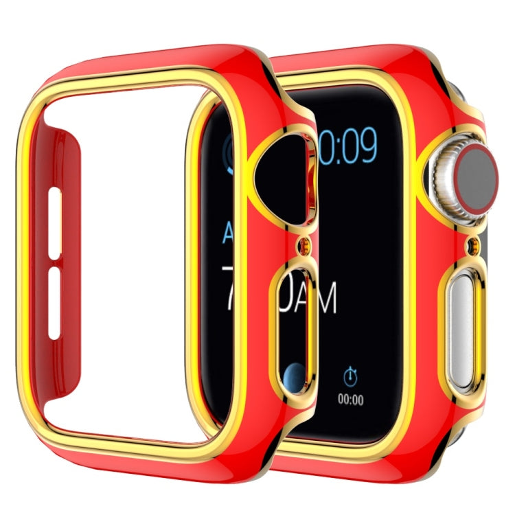 Two-color Electroplating PC Watch Case For Apple Watch Series, 3&2&1 38mm, 3&2&1 42mm