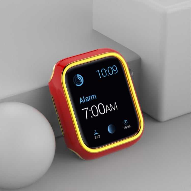 Two-color Electroplating PC Watch Case For Apple Watch Series, 3&2&1 38mm, 3&2&1 42mm