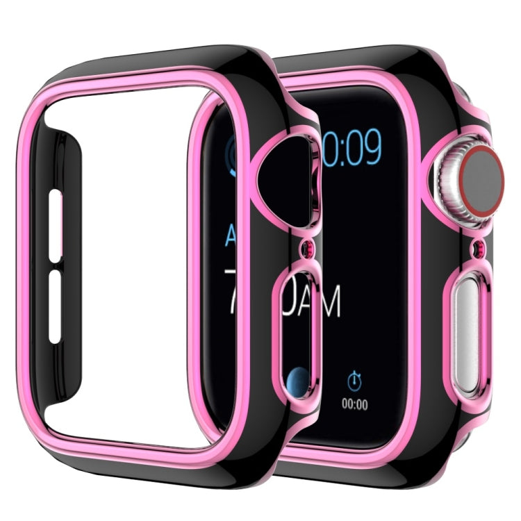 Two-color Electroplating PC Watch Case For Apple Watch Series, 3&2&1 38mm, 3&2&1 42mm
