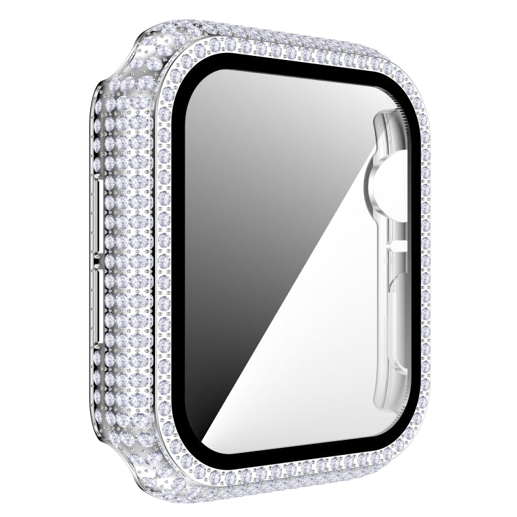Diamond PC + Tempered Glass Watch Case For Apple Watch Series, 3&2&1 38mm, 3&2&1 42mm