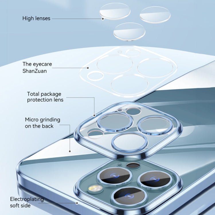 SULADA Lens Protector Plated Clear Case