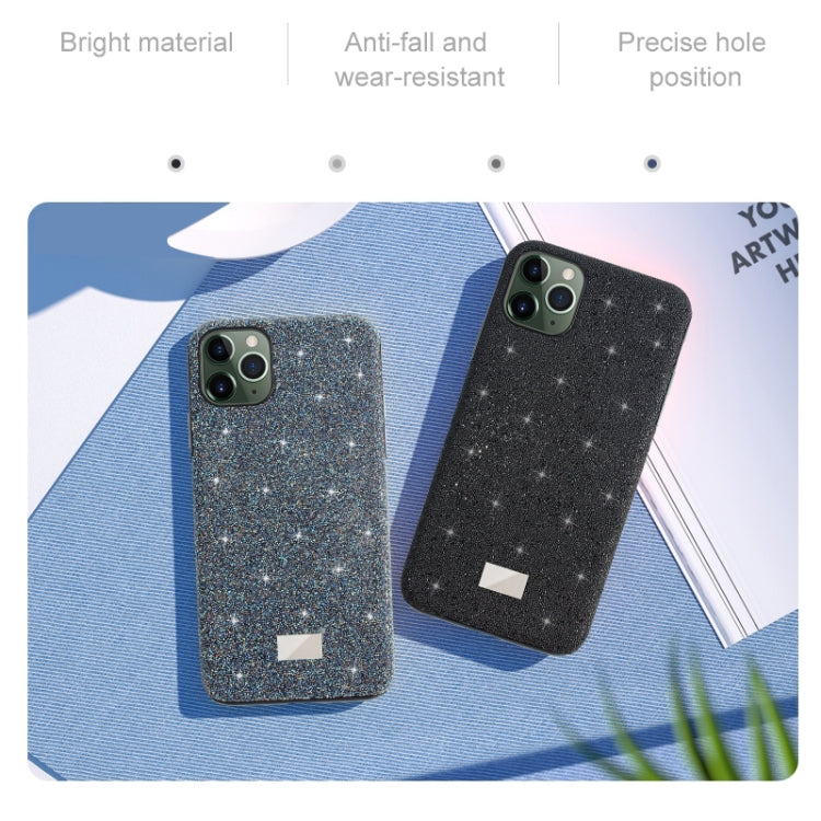 Mutural TPU + PC + Diamond Cloth Protective Case, For iPhone 11 Pro, For iPhone 11 Pro Max, For iPhone 11