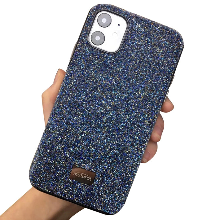 Mutural TPU + PC + Diamond Cloth Protective Case, For iPhone 11 Pro, For iPhone 11 Pro Max, For iPhone 11