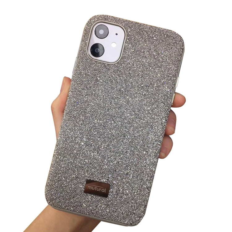 Mutural TPU + PC + Diamond Cloth Protective Case, For iPhone 11 Pro, For iPhone 11 Pro Max, For iPhone 11