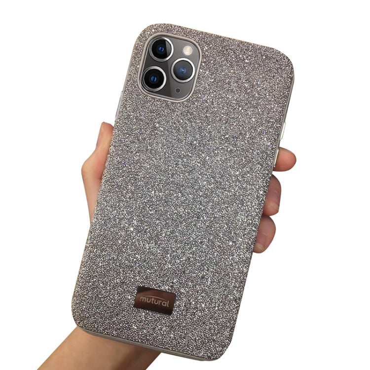 Mutural TPU + PC + Diamond Cloth Protective Case, For iPhone 11 Pro, For iPhone 11 Pro Max, For iPhone 11