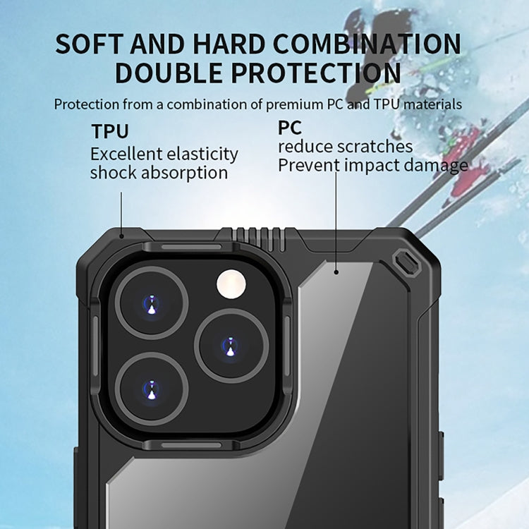 Coque transparente antichoc en PC et TPU pour iPhone 13 mini/12 mini, iPhone 12 Pro, iPhone 12 Pro Max, iPhone 13, iPhone 13 Pro, iPhone 13 Pro Max