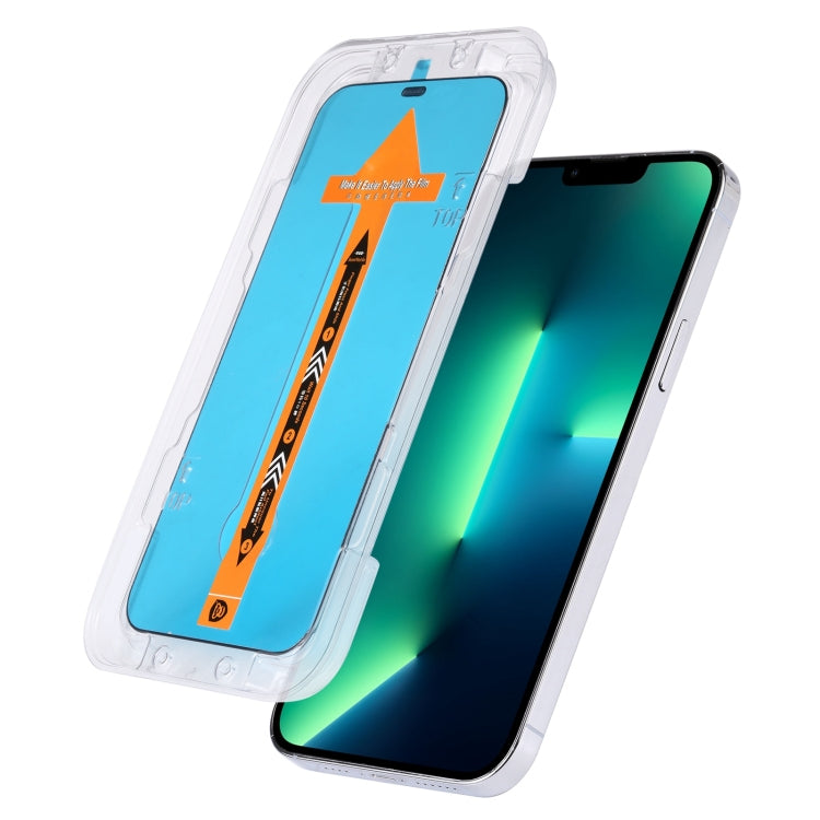 For iPhone 16e / 13 / 13 Pro Fast Attach Dust-proof Anti-static Tempered Glass Film, For iPhone 13 mini (1 PC), For iPhone 16e / 13 / 13 Pro (1 PC), For iPhone 13 Pro Max (1 PC), For iPhone 12 mini(1 PC), For iPhone 12 / 12 Pro(1 PC)�������������������...