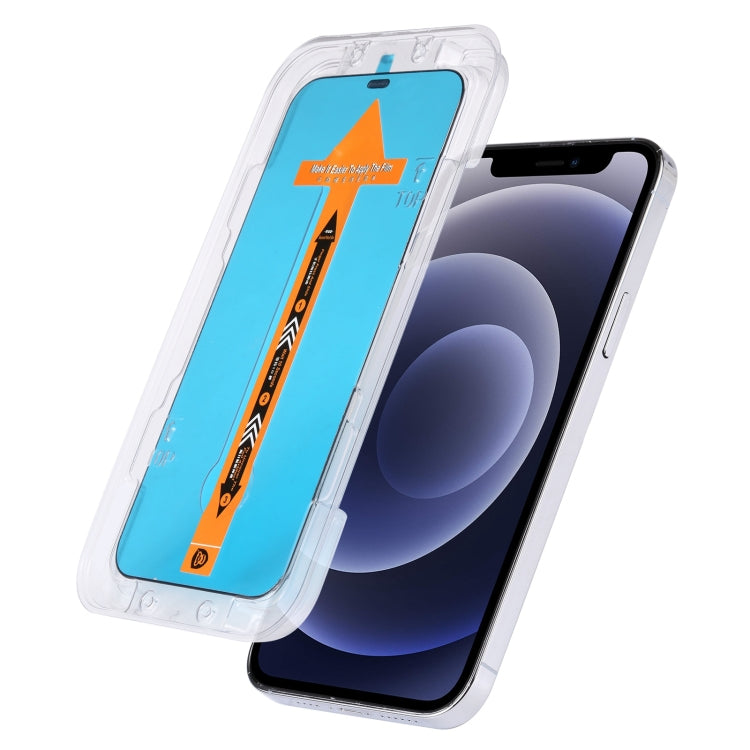 For iPhone 16e / 13 / 13 Pro Fast Attach Dust-proof Anti-static Tempered Glass Film, For iPhone 13 mini (1 PC), For iPhone 16e / 13 / 13 Pro (1 PC), For iPhone 13 Pro Max (1 PC), For iPhone 12 mini(1 PC), For iPhone 12 / 12 Pro(1 PC)�������������������...