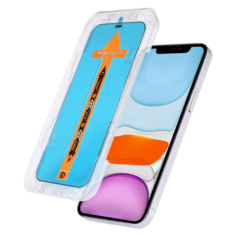 For iPhone 16e / 13 / 13 Pro Fast Attach Dust-proof Anti-static Tempered Glass Film, For iPhone 13 mini (1 PC), For iPhone 16e / 13 / 13 Pro (1 PC), For iPhone 13 Pro Max (1 PC), For iPhone 12 mini(1 PC), For iPhone 12 / 12 Pro(1 PC)�������������������...