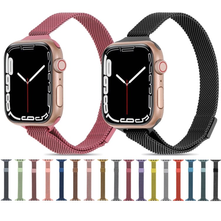 Milanese Small Waist Watchband For Apple Watch Series, 7 41mm / 6&SE&5&4 40mm / 3&2&1 38mm