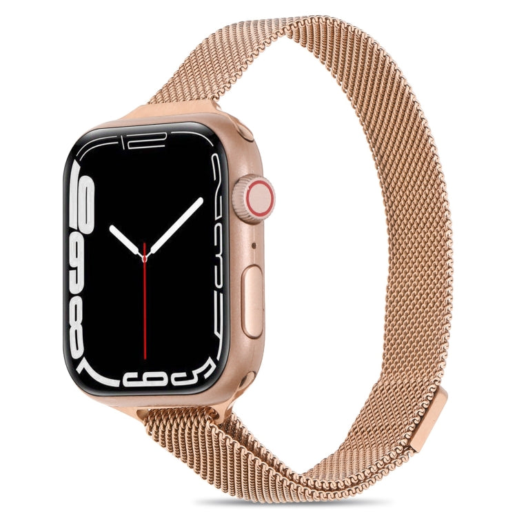 Milanese Small Waist Watchband For Apple Watch Series, 7 45mm / 6&SE&5&4 44mm / 3&2&1 42mm