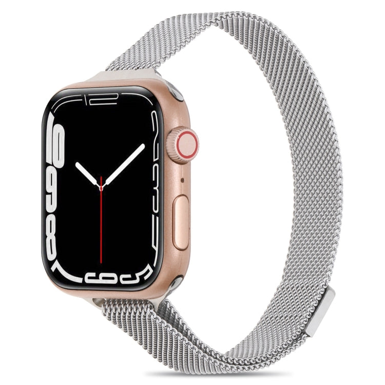 Milanese Small Waist Watchband For Apple Watch Series, 7 45mm / 6&SE&5&4 44mm / 3&2&1 42mm