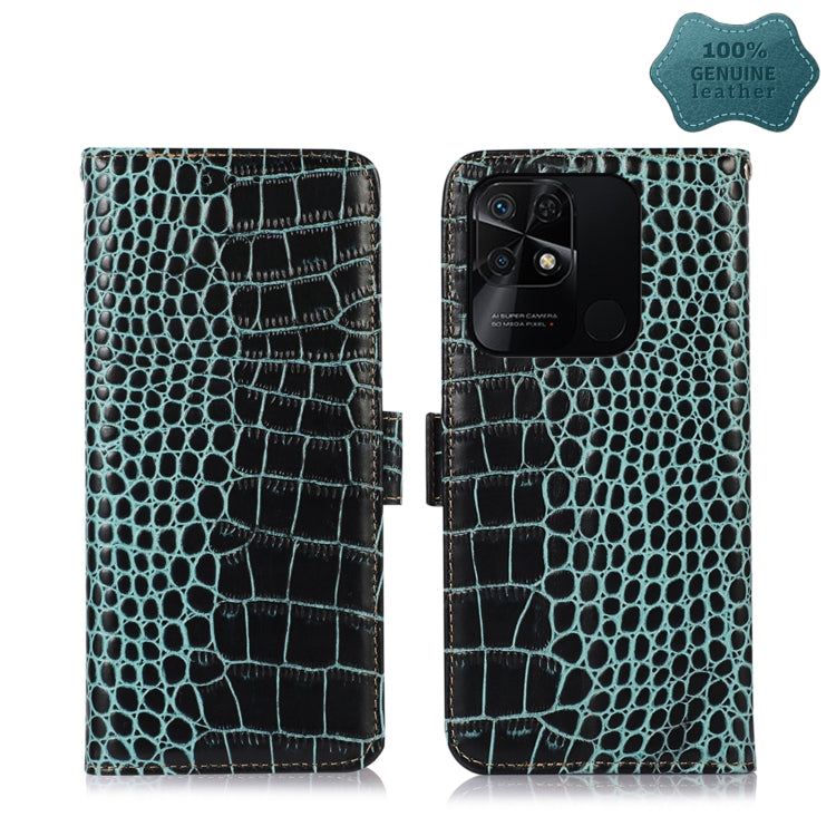 Crocodile Top Layer Cowhide Leather Phone Case, For Xiaomi Redmi 10C / 10 India, For Xiaomi Redmi K40S, For Xiaomi Redmi K50 / K50 Pro, For Xiaomi Redmi K50 Gaming, For Xiaomi Redmi Note 11 4G/11S 4G Global, For Xiaomi Redmi Note 11 Pro 4G / 5G Global