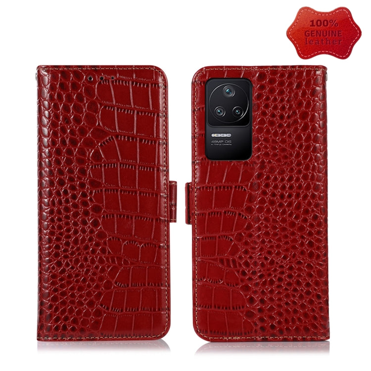 Crocodile Top Layer Cowhide Leather Phone Case, For Xiaomi Redmi 10C / 10 India, For Xiaomi Redmi K40S, For Xiaomi Redmi K50 / K50 Pro, For Xiaomi Redmi K50 Gaming, For Xiaomi Redmi Note 11 4G/11S 4G Global, For Xiaomi Redmi Note 11 Pro 4G / 5G Global