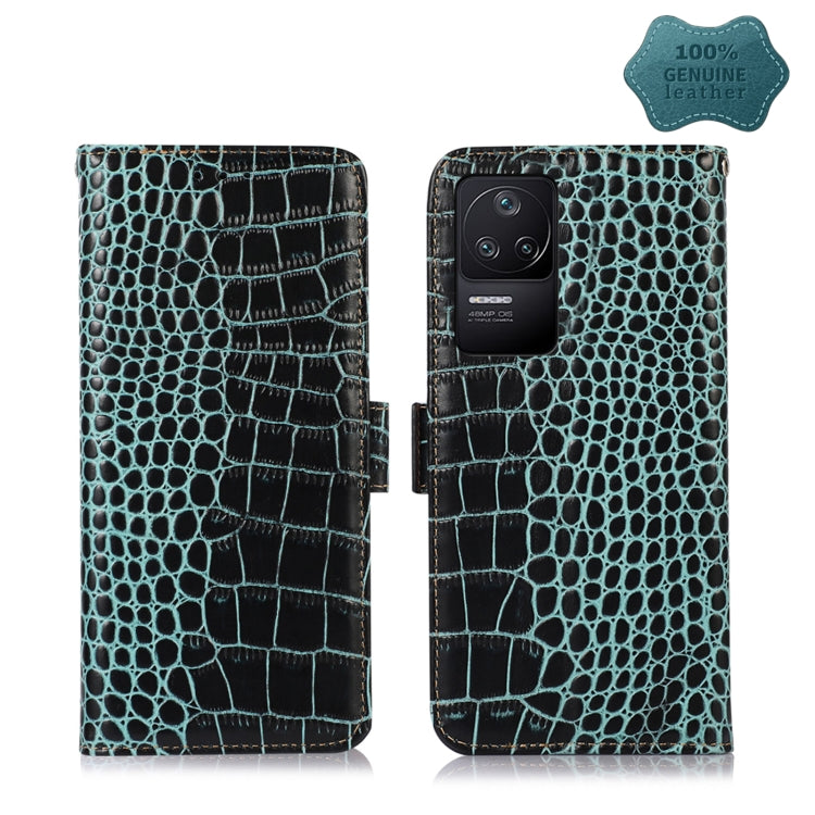 Crocodile Top Layer Cowhide Leather Phone Case, For Xiaomi Redmi 10C / 10 India, For Xiaomi Redmi K40S, For Xiaomi Redmi K50 / K50 Pro, For Xiaomi Redmi K50 Gaming, For Xiaomi Redmi Note 11 4G/11S 4G Global, For Xiaomi Redmi Note 11 Pro 4G / 5G Global