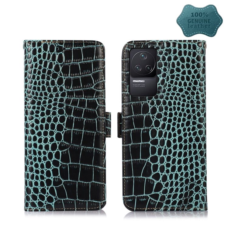 Crocodile Top Layer Cowhide Leather Phone Case, For Xiaomi Redmi 10C / 10 India, For Xiaomi Redmi K40S, For Xiaomi Redmi K50 / K50 Pro, For Xiaomi Redmi K50 Gaming, For Xiaomi Redmi Note 11 4G/11S 4G Global, For Xiaomi Redmi Note 11 Pro 4G / 5G Global